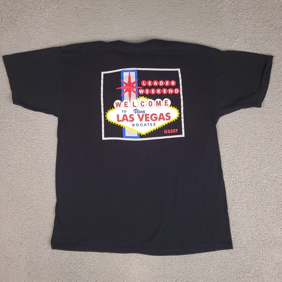 Girl Scouts Of SE Florida T-Shirt Womens XL Blue 2009 Las Vegas Leader Weekend - Picture 1 of 12